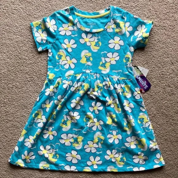 5T Garanimals & Smurfs Character Dress Bundle - Picture 2 of 6